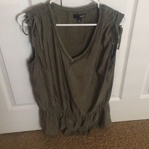 Women's Army Green Blouse (size XL)